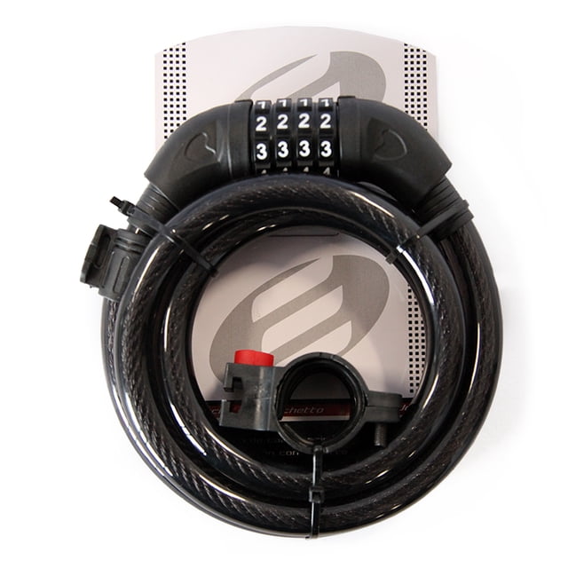 Candado Cable Espiral D/Combinacion Numérica 15x1500mm ELITE BY BENOTTO