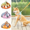 thumbnail image 2 of Dog Harness No Pull Adjustable Pet Vest Harnesses For Small Medium Large Dogs Reflective Breathable Soft Mesh Oxford Chest Harness Easy Control For Outdoor Walking Training, 2 of 6