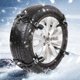 thumbnail image 4 of Xihbxyly Cadenas para Nieve de Invierno, de Fácil Instalación, Fabricadas En Tpu de Alta Tecnología, con Clavos de Aleación Resistentes Al Desgaste, Universales para Autos, Camiones y Remolques, con, 4 of 6