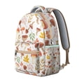 thumbnail image 2 of Boho Mushroom Students Backpack Vintage Magical Forest and Woodland Fairy Tale Mushroom Design Psychedelic Trippy School Bag, 2 of 6