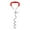 Red RD, variant on Alloy Steel Dog Tie Out Stake for Outdoor Activities Training Secure Anchor for Yard Beach Camping 41x9cm