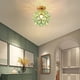 thumbnail image 5 of Lámpara de techo moderna de estilo escandinavo japonés con diseño de pétalos transparentes para pasillos, balcones, vestíbulos y entradas. Solución de iluminación elegante para espacios, 5 of 6