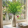 thumbnail image 5 of MMJ Artificial Flower Ornament Silk Plant for Living Room Tabletop Office Decoration 13.8x5.9in, 5 of 6