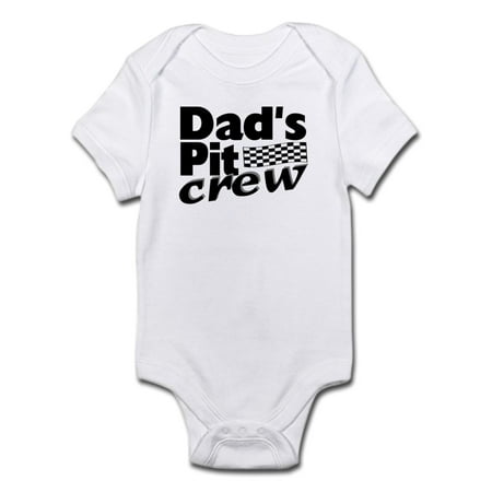 

CafePress - Dad s Pit Crew Infant Bodysuit - Baby Light Bodysuit