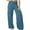 Blue, variant on Clearance under 10.00 Cargo Sweatpants for Women Women's Casual Loose Baggy Pockets Pants Fashion Playsuit Trousers Overalls Bib Overall Cotton And Linen Pants