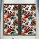 thumbnail image 2 of Lámina adhesiva estática para ventanas con motivos florales arcoíris, 100 x 43 cm, calcomanía de PVC, 8 diseños botánicos, puertas de cristal, 2 of 5