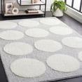 thumbnail image 2 of SAFAVIEH Norway Dusko Trellis Area Rug, Grey/Ivory, 9' x 12', 2 of 8