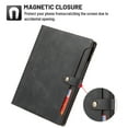thumbnail image 5 of Dteck for iPad Air 13 Inch Case M2(2024), iPad Pro 12.9 Case 2022/2021/2020/2018, Premium Front Pocket Leather Business Folio Stand Cover with Built-in Pencil Holder Auto Wake Sleep,Black, 5 of 6