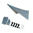 thumbnail image 4 of Kuntesetty Camping Tarp Accessories Lightweight Hammock Canopy for Picnic Travel Hiking Gray, 4 of 9