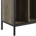 thumbnail image 4 of TV Stand with Metal Frame Rustic Oak Brown and Black - Saltoro Sherpi, 4 of 6