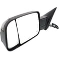 thumbnail image 3 of MIRROR Compatible For 2012-2013 Ram 1500 Left Driver Towing Heated Power Glass In-housing Signal Light Textured Black, 3 of 5