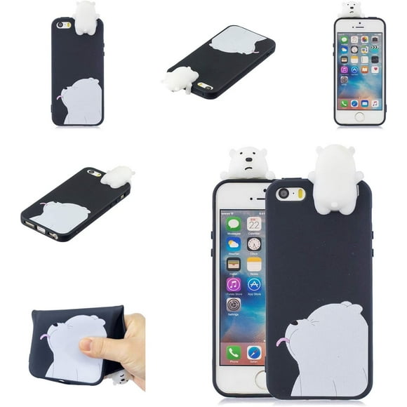 Étui pour iPhone 11 Pro, Antidérapante Anti-Impact Charge Sans Fil 3D TPU Souple Ultra-Mince Mignonne Antichoc Peinte Mince Animal Hybride qi Protection Complète Support, par Amfm-greenpanda
