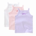 thumbnail image 2 of Busydd 3 Pack Baby Tops 0-13 Years Comfortable Cotton Solid Color Tank Tops Casual Summer Sleeveless Boys and Girls Tank Top 0-1 Years, 2 of 9