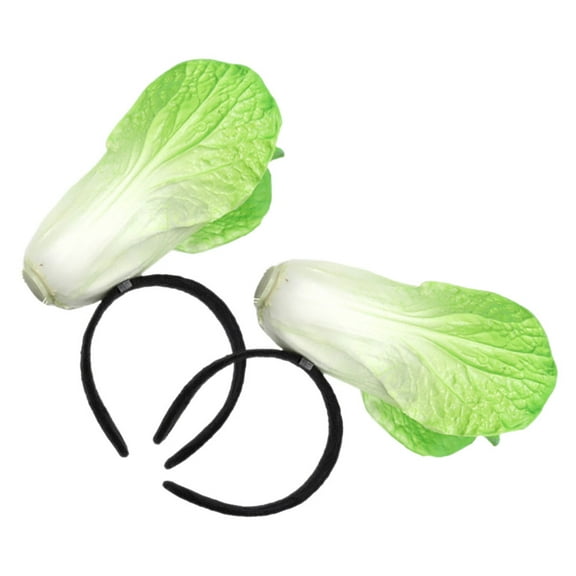 HOMEMAXS  2 Pcs Halloween Party Headpieces Cabbage Hairband Headband Miss