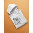 thumbnail image 3 of Realistic And Polygonal Owl Hoodie Men -Image by Shutterstock, Male XX-Large, 3 of 4