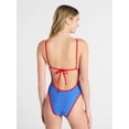 thumbnail image 4 of No Boundaries Stars and Stripes Reversible Binded One Piece Swimsuit, Women's XXS-XXL, 4 of 6