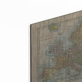 thumbnail image 2 of Luxe Metal Art 'Map of Europe' by Wild Apple Portfolio, Metal Wall Art, 24"x16", 2 of 8