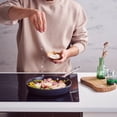 thumbnail image 2 of Alva Maestro Nonstick Ceramic Frying Pan 3-Piece Set - Easy to Clean, Oven Safe and Made without Harmful Chemicals - Induction and All Stovetop Compatible with Even Heat Distribution, 2 of 11