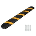 thumbnail image 1 of GloryStar 6FT Rubber Speed Bump, Heavy Duty Construction with Dual-Channel Cable Protector Ramp, Suitable for Driveway, Road, Garage, and Multiple Surfaces Including Asphalt, Concrete, and Gravel, 1 of 6