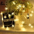 thumbnail image 4 of Labymos Snowflake USB String Light Room Decoration Christmas Holiday Party Light Outdoor Camping Decorative Modeling, 4 of 8