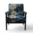 thumbnail image 4 of Designart "Liquid Ink Spiral I" Upholstered Abstract Accent Chair and Modern & Contemporary Arm Chair - Multiple Color & Pattern, 4 of 7