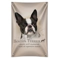 thumbnail image 1 of Boston Terrier Dog Breed Home Business Office Sign, 1 of 4