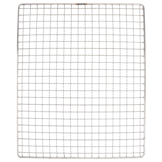Stainless Steel Squares Holes Grill Barbecue Wire Mesh Multi-Purpose BBQ Grid Cooking Baking Rack Barbecue Grill (26 x 32cm)
