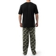 thumbnail image 4 of Fruit of The Loom Men's Crewneck Tee and Fleece Pajama Pants Set, 2-Piece, Sizes S-5XL, 4 of 8