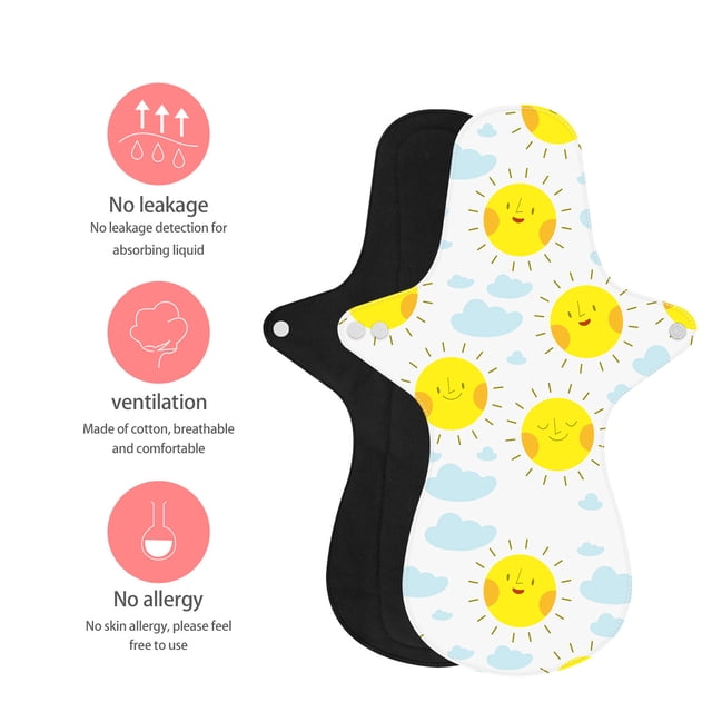 Awdenio Reusable Cloth Pad X Large Cloth Pad, Suitable For Mass Use At Night