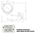thumbnail image 5 of 360 degree rotation waterproof button shaving mirror, 5 of 5