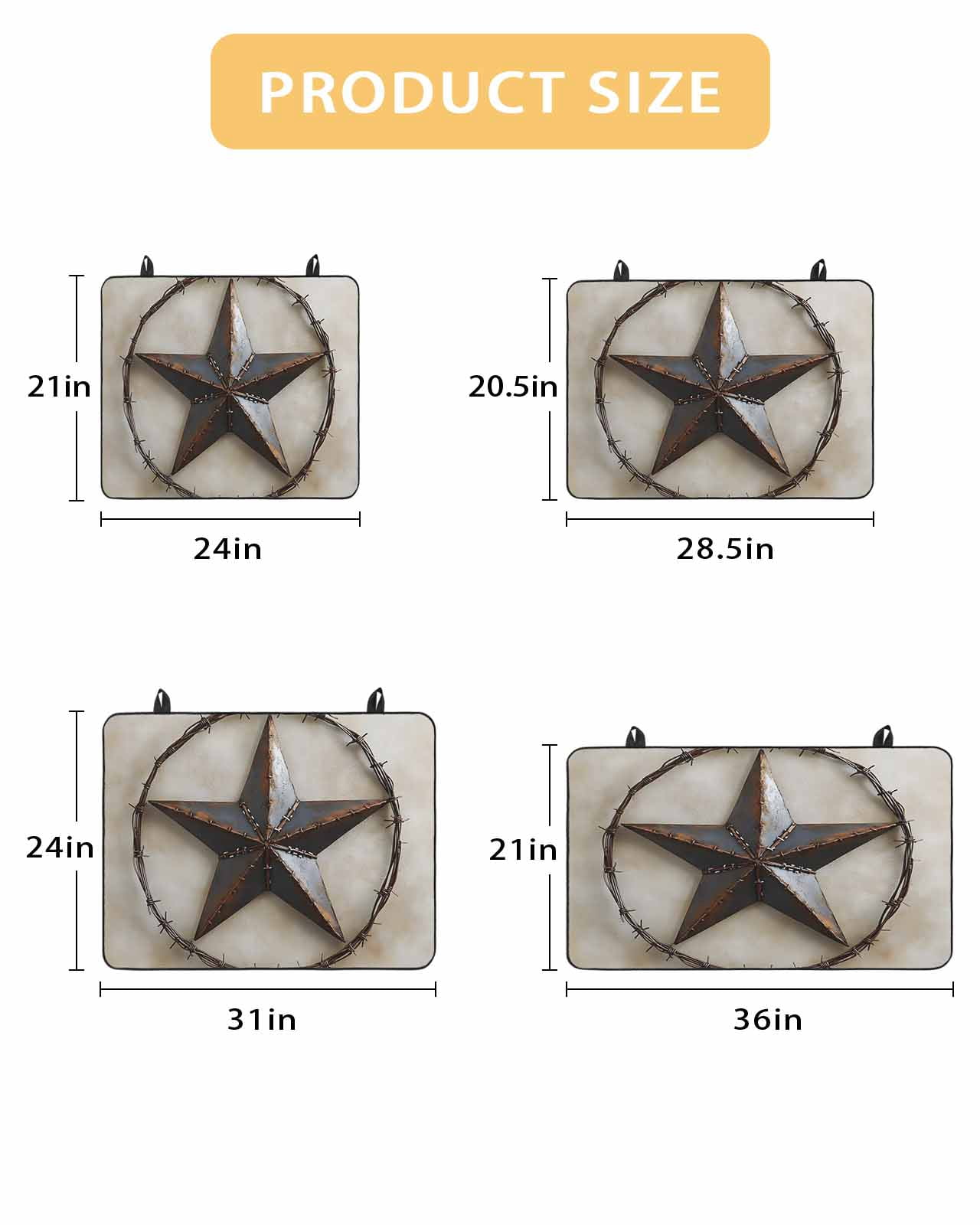 nqOlkjepod Large Induction Cooktop Protector Mat 24"x21", Farmhouse Vintage Stove Top Covers for Electric Stove, Country Western Texas Star Aesthetic Stove Burner Cover Mats, Glass Top Stove Cover