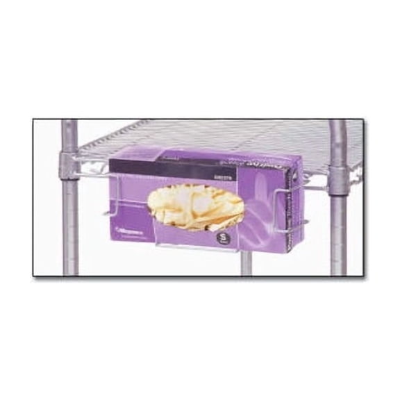 Nexel Single Glove Box Holder 11-5/8""L x 3-15/16""W x 4-1/8""H Chrome