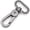 Gunmetal, variant on CRAFTME STUDIO Snap Hooks Swivel Push-Gate Lobster Clasps for Bags & Crafts SRCH(2-Piece, 3/4-Inch, Silver)