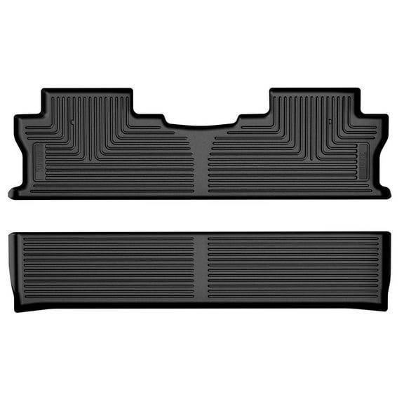 Husky Liners 52381 X-Act Contour Floor Liners Fits 2018-2025 Honda Ridgeline Second Row 2 Pc Black