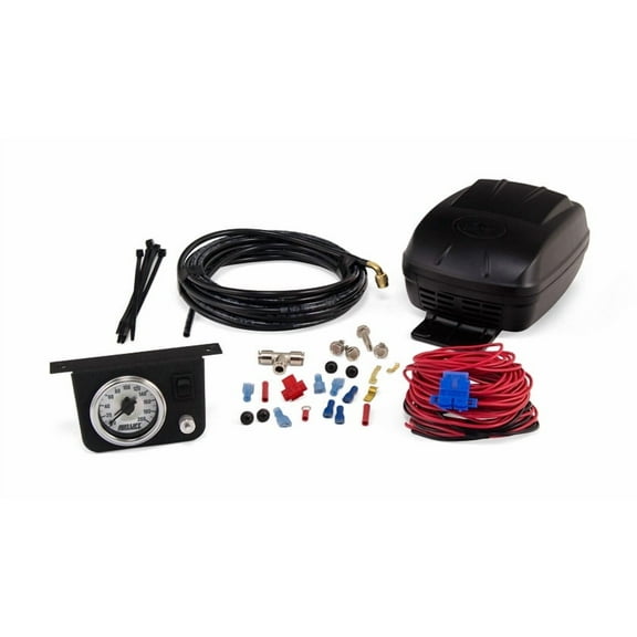 Air Lift Air Shock Controller Air Compressor and Pressure Gauge - 25804