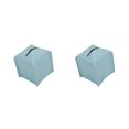 thumbnail image 3 of yingyy Box ple Style Waterproof PU Tissues Cover Home Decor Roll Paper Case Container Restaurant Bedroom Kitchen Car Blue 2Set, 3 of 6