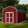 thumbnail image 3 of Little Cottage Co. 10x20 Value Gambrel Barn with 6 ft. Sidewalls, Outdoor Wood Storage Shed Do-It-Yourself Precut Kit, 3 of 13