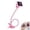Pink, variant on 30IN Flexible Gooseneck Cell Phone Holder, Clip On Lazy Phone Stand, Adjustable Long Arm Mobile Bracket for Bedside Headboard Office Desk Mount