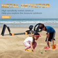 thumbnail image 3 of Children Lightweight Handheld Metal Detector Gold Digger Treasure Hunter Tracker Seeker with Waterproof Search Coil for Kids Underground Metal Detector, 3 of 12