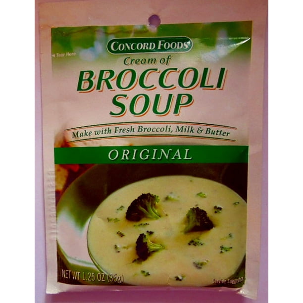 Concord Foods, Cream of Broccoli Soup Mix 2 of 1.25oz Packet