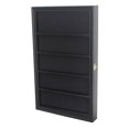 thumbnail image 2 of 20 Hockey Puck Display Case Cabinet Holder Wall Rack 98% Uv Protection Also Fits Pucks In Square Plastic Case (Black Finish), 2 of 4