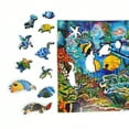 thumbnail image 5 of Wooden Jigsaw Puzzles for Adults with Uniquely Shaped Pieces - made in USA by FoxSmartBox - 165 Pieces - Sea World, 5 of 7