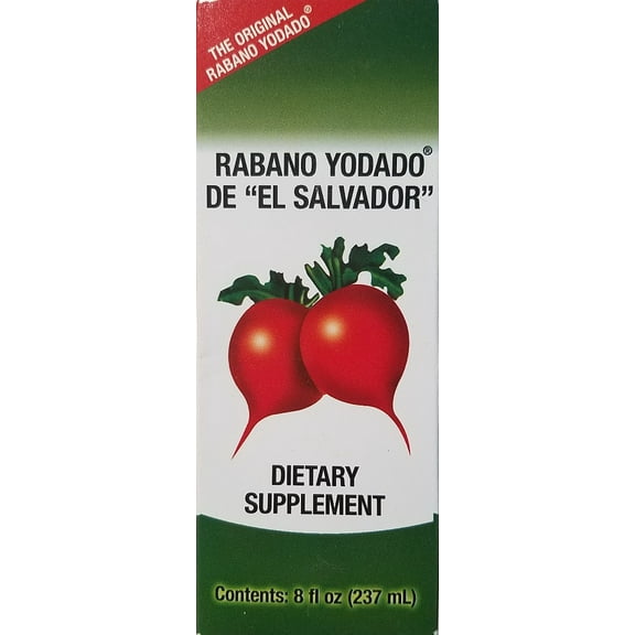 Menper Rabano Yodado Jarabe 8 fl. oz. / 240 ml./Menper Iodized Radish Syrup