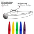 thumbnail image 2 of 25 Pack Plastic Kazoos Musical Instruments With Kazoo Flute Diaphragms For Gift, Prize And Party Fa-AH, 2 of 3