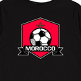thumbnail image 4 of Inktastic Soccer Morocco Flag Banner Boys or Girls Long Sleeve Toddler T-Shirt, 4 of 5