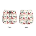 thumbnail image 3 of Pofeuu Retro bows Print Women's Athletic Shorts Running Workout Shorts Tummy Control Quick Dry Gym Shorts with Pockets Double layer sports shorts-Medium, 3 of 7