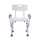 thumbnail image 1 of Gm Silla De Ducha 3 En 1 Con Respaldo Y Agarraderas Silla Regadera Baño Brazos Altura Ajustable, 1 of 9
