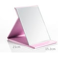 thumbnail image 2 of Miroir de Maquillage Pliable en Cuir PU avec Support Réglable pour un Usage Personnel, Voyage, 2 of 7
