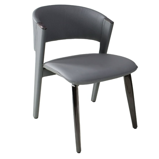 Silla de Comedor Kessa Muebles Albus Gris 50 x 82 x 50 cm