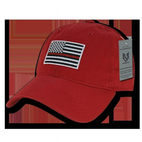 Rapid Dominance  Relaxed Graphic Cap - Thin Red Line, Red